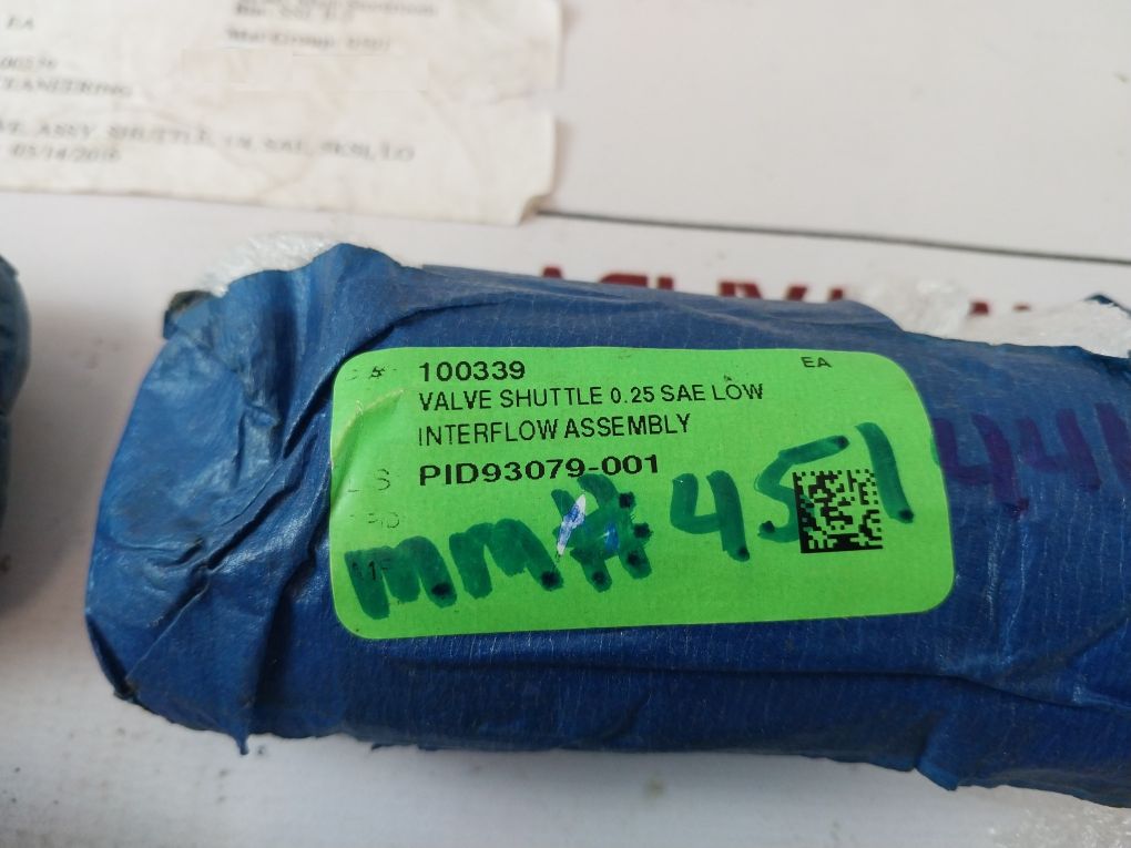 Oceaneering 100339 Rev-e 1/4 Shuttle Valve