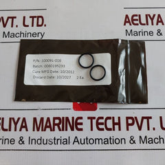 Oceaneering 100339-rk Rev B Shuttle Valve Repair Kit