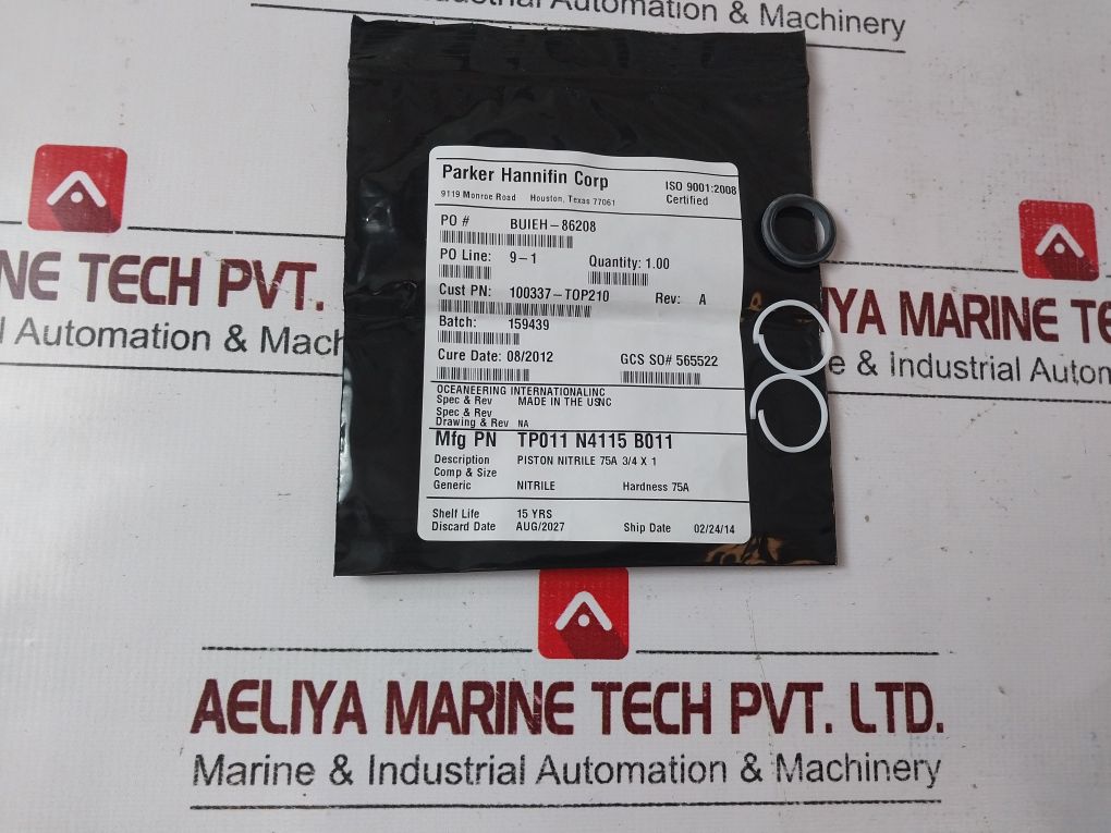 Oceaneering 100755-rk Kit Repair Valve Spm Normally-closed 0.5 In 3K