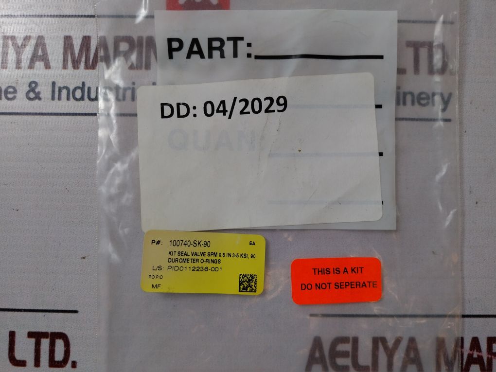 Oceaneering 100755-rk Spm Normally-closed 0.5In 3K Valve Repair Kit 100743