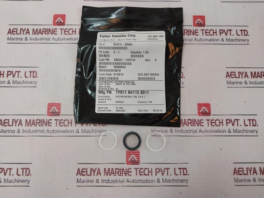 Oceaneering 100755-rk Valve Seal O-ring Repair Kit