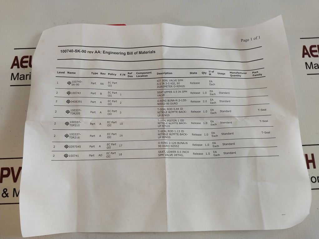 Oceaneering 100755Rk