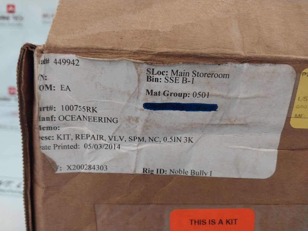 Oceaneering 100755Rk