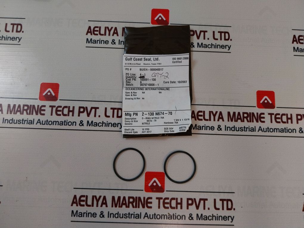 Oceaneering 100755Rk Spm Valve Repair Kit