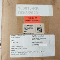 Oceaneering 100813-rk Repair Valve Spm 2Wno 1.5 In 5K Kit