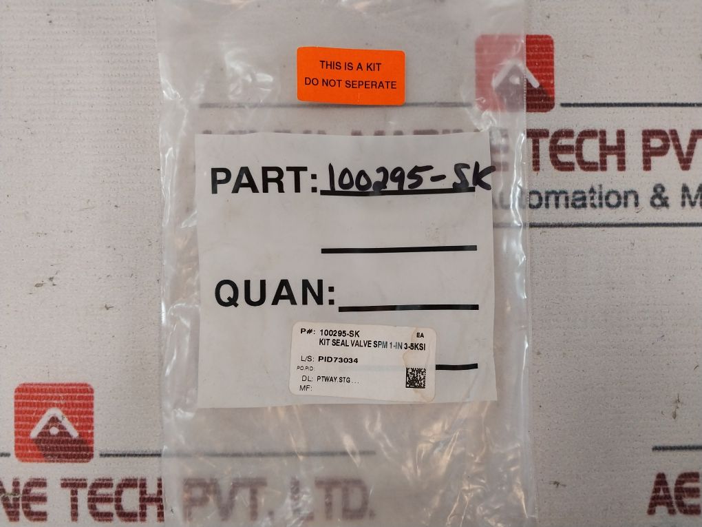 Oceaneering 100816-rk Valve Repair Kit 1-in 5K