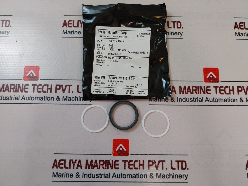 Oceaneering 100818-rk 90 Durometer Valve Repair Kit