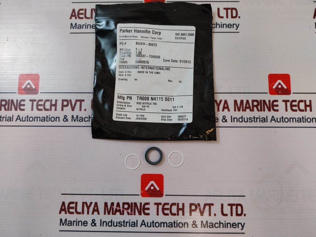 Oceaneering 100818-rk 90 Durometer Valve Repair Kit