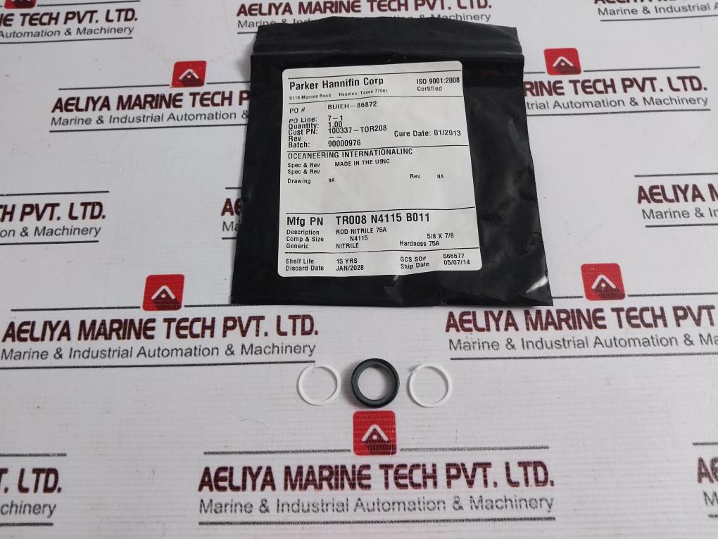 Oceaneering 100818-rk Valve Repair Kit Tp018 N4115 B011