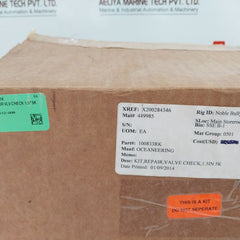 Oceaneering 100833-rk Check Valve Repair Kit