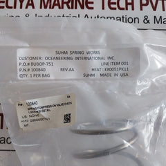 Oceaneering 100833-rk Repair Valve Check Kit