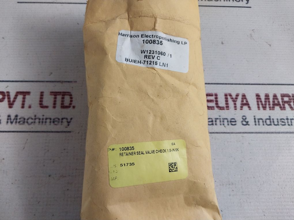 Oceaneering 100833-rk Check Valve Repair Kit 51735