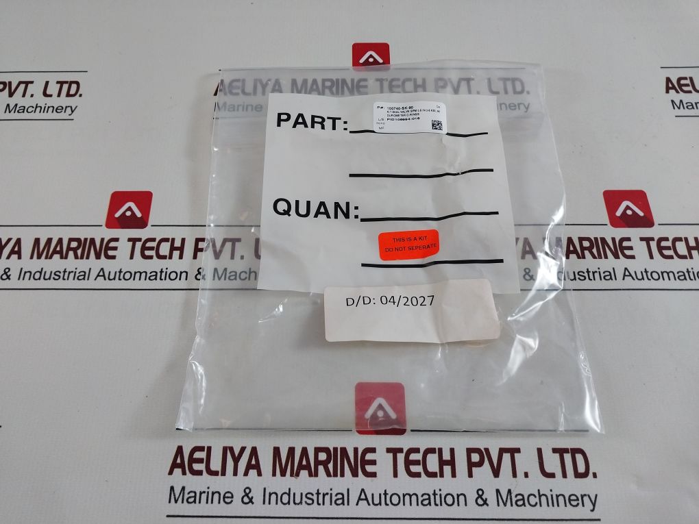 Oceaneering/Parker 100865-rk Valve Repair Kit