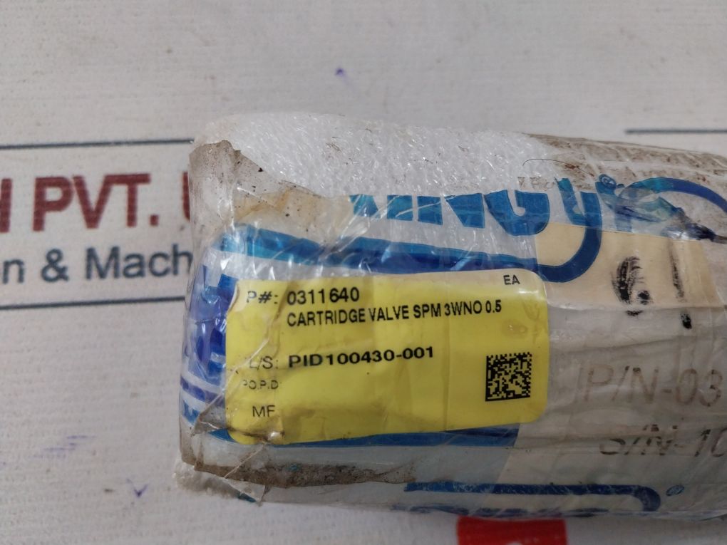 Oceaneering 311640 Cartridge Valve Rev E