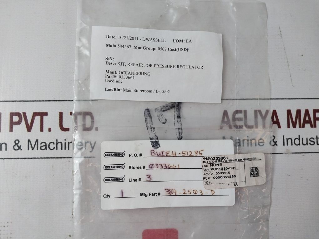 Tescom 389-2503-d Repair For Pressure Regulator Kit