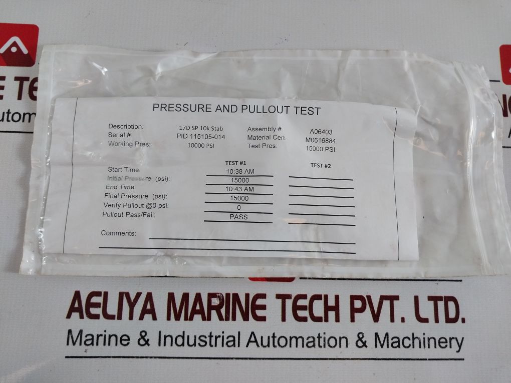 Oceaneering A06401-l Single Port Stab
