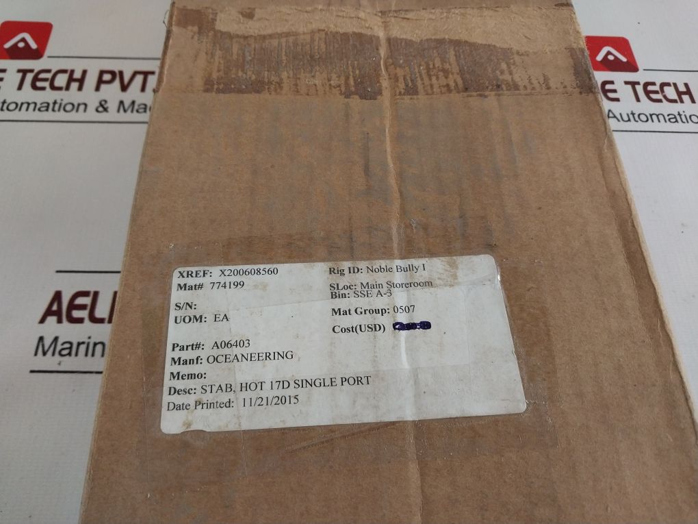 Oceaneering A06401-l Single Port Stab