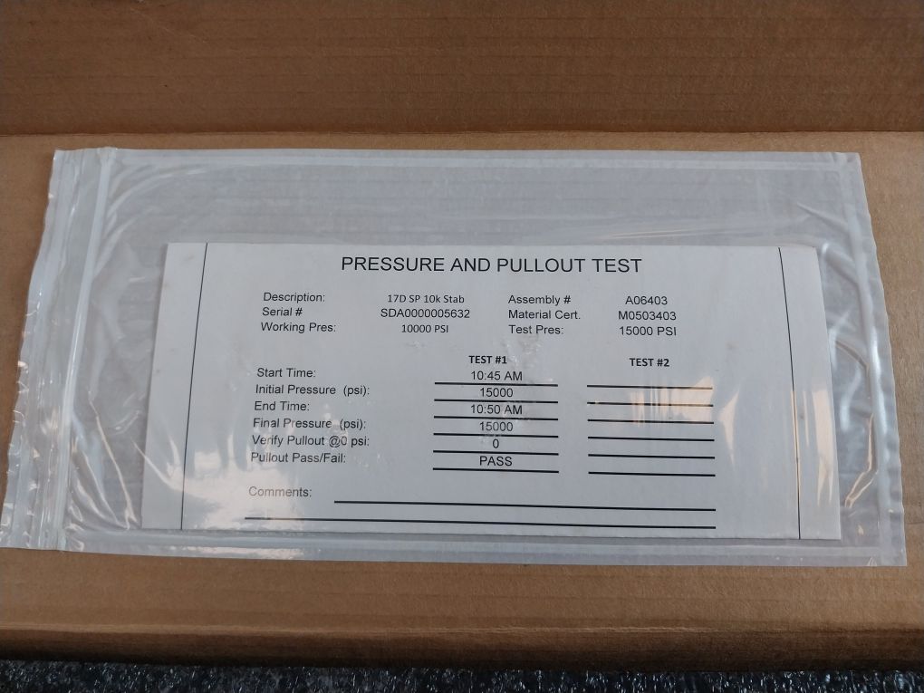 Oceaneering A06403 Hot 17D Single Port Stab A06401-l
