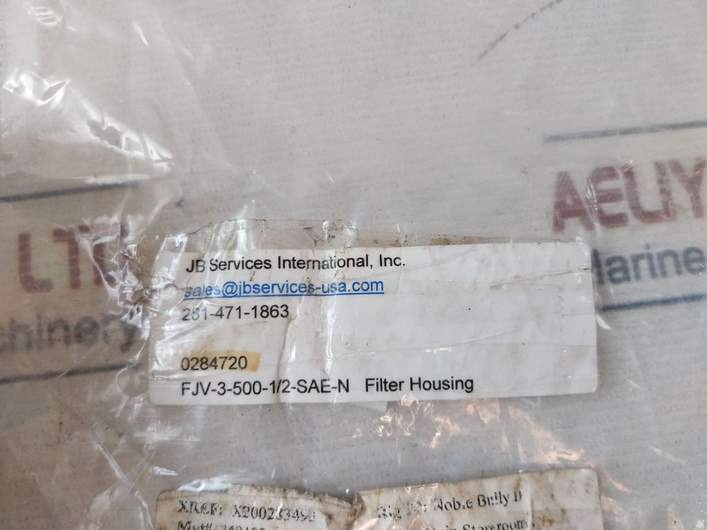 Oceaneering Fjv-3 Filter Housing