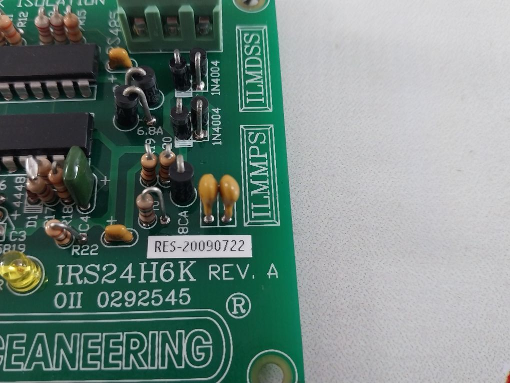Oceaneering Irs24H6K Rev. A Pcb Card Oii 0292545