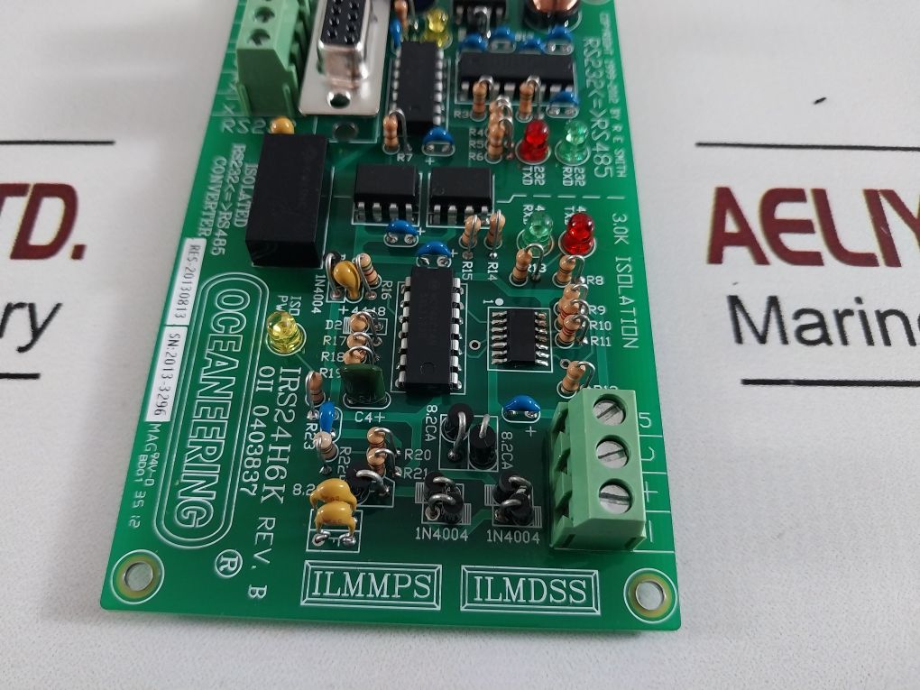 Oceaneering Irs24H6K Rev. B Pcb Card 0403837