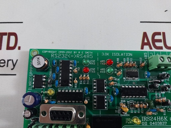 Oceaneering Irs24H6K Rev. B Pcb Card 0403837