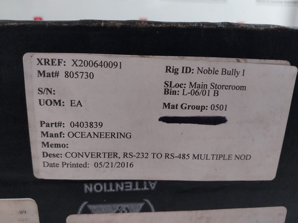 Oceaneering Irs24H6K-m Rev. B Pcb Card