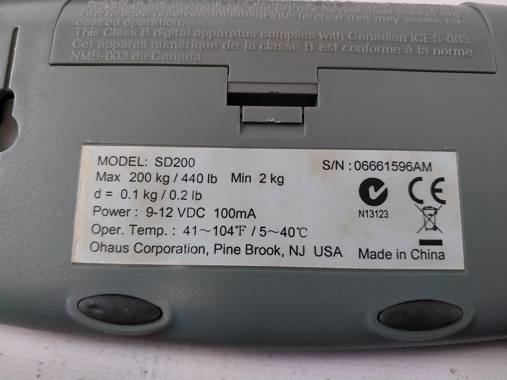 Ohaus Sd200 Bench Scale Set