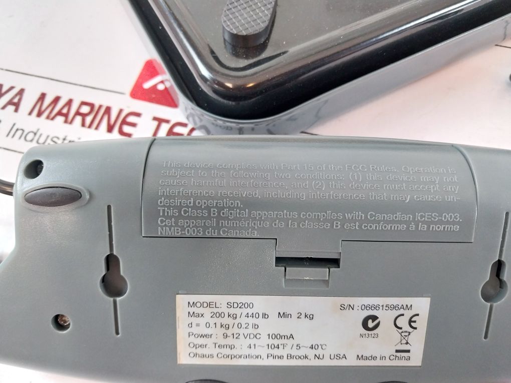 Ohaus Sd200 Bench Scale Set