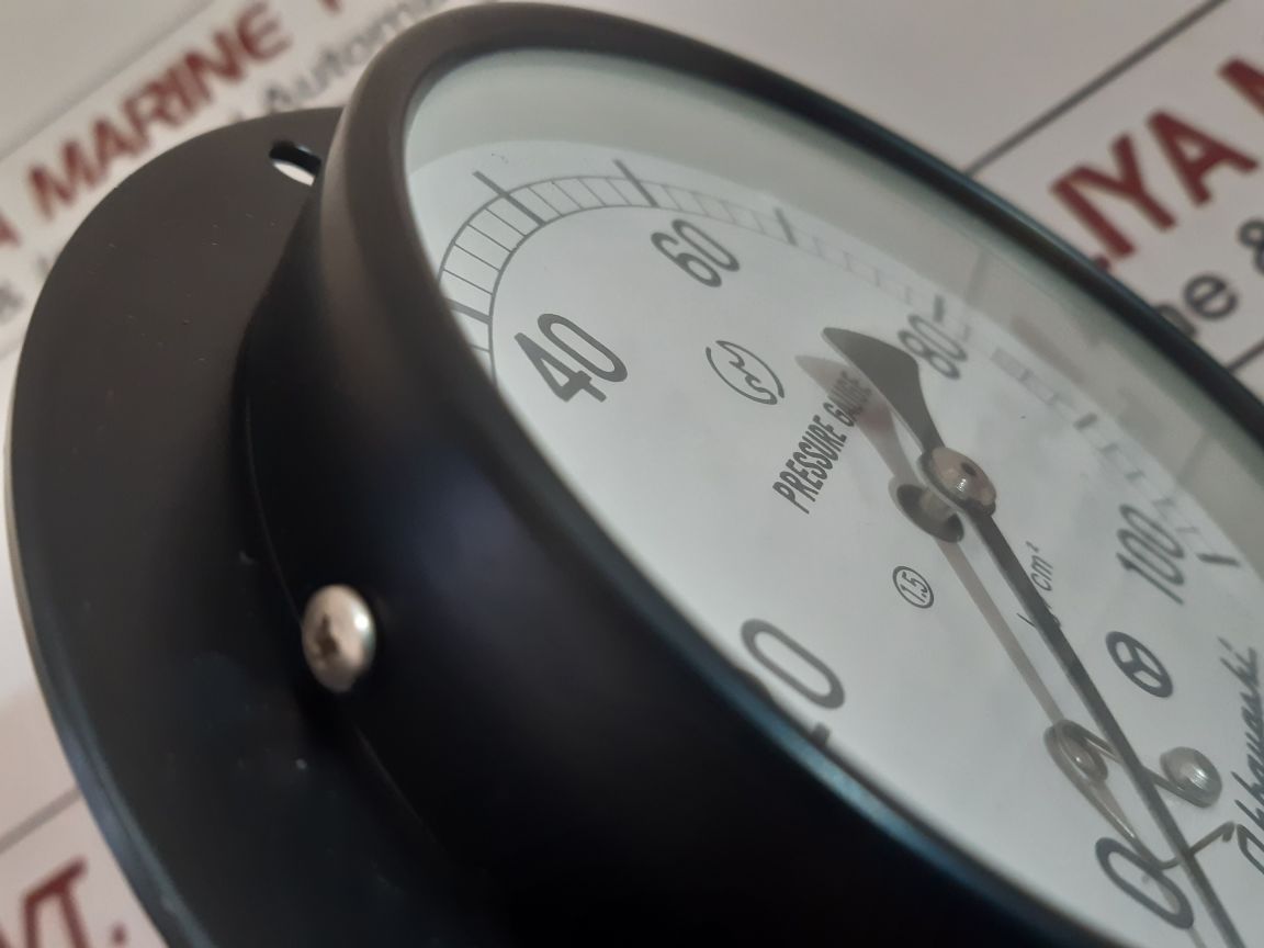 Ohbayashi De5825 Pressure Gauge 0-100 Kg/Cm2