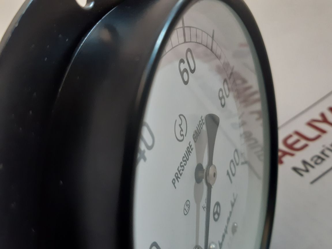 Ohbayashi De5825 Pressure Gauge 0-100 Kg/Cm2