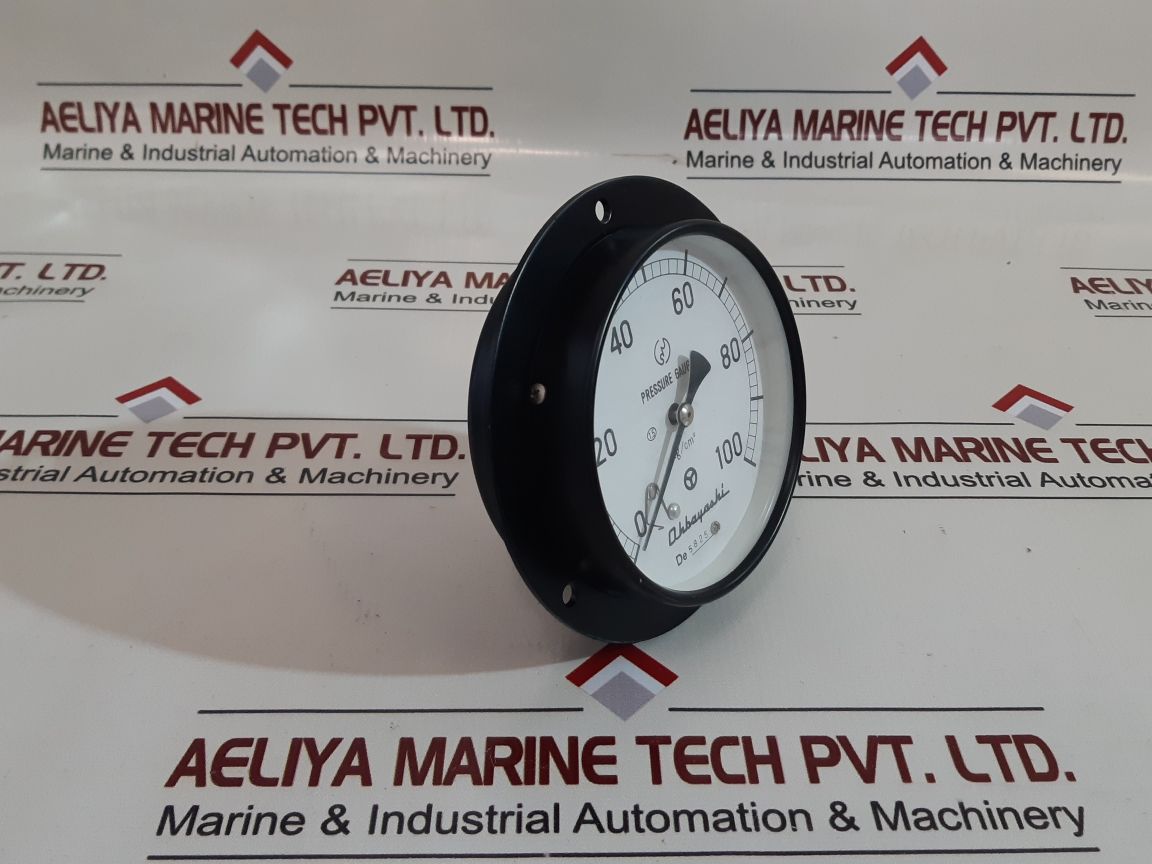 Ohbayashi De5825 Pressure Gauge 0-100 Kg/Cm2