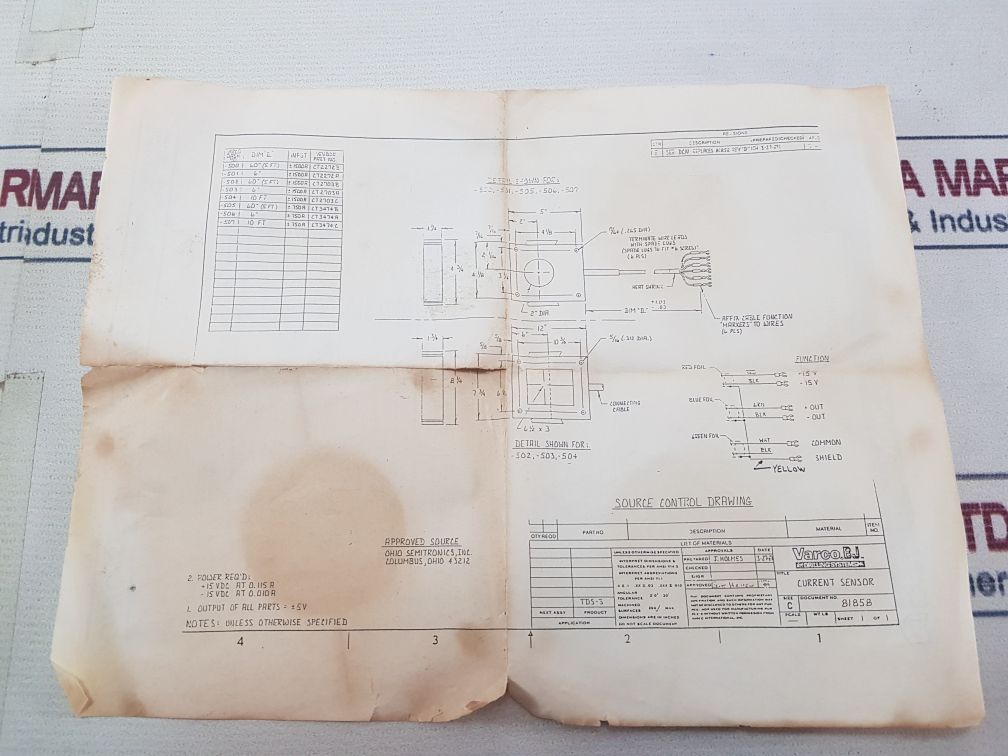 Ohio Semitronics 81858-507 Ct-3474C Current Transducer