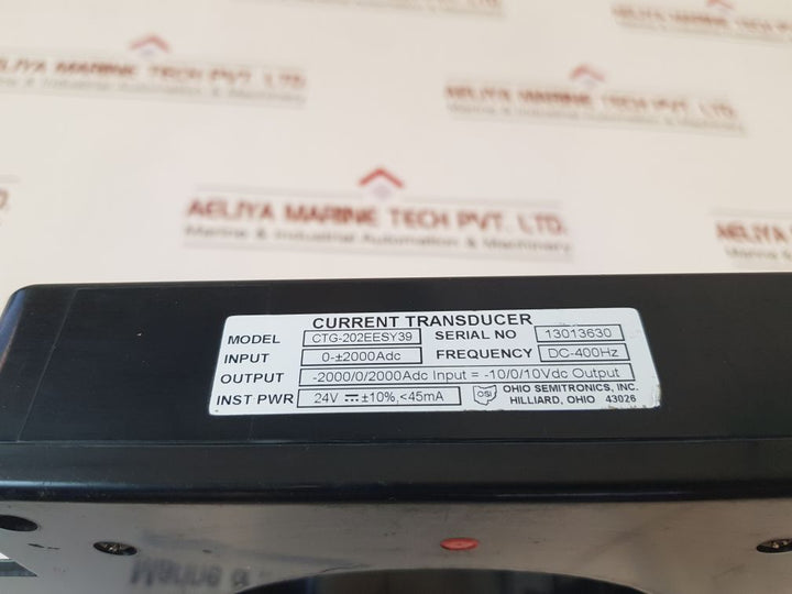 Ohio Semitronics Ctg-202Eesy39 Current Transducer