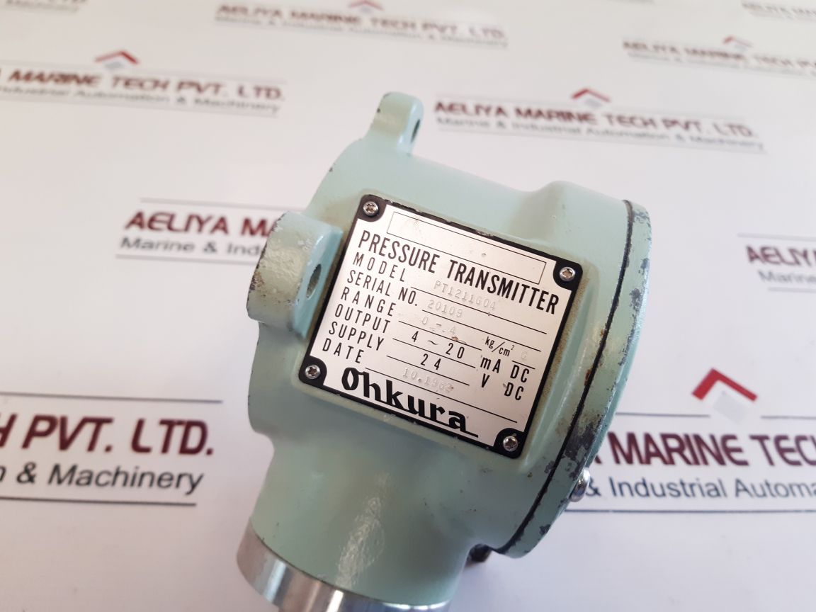 Ohkura Pt1211G04 Pressure Transmitter
