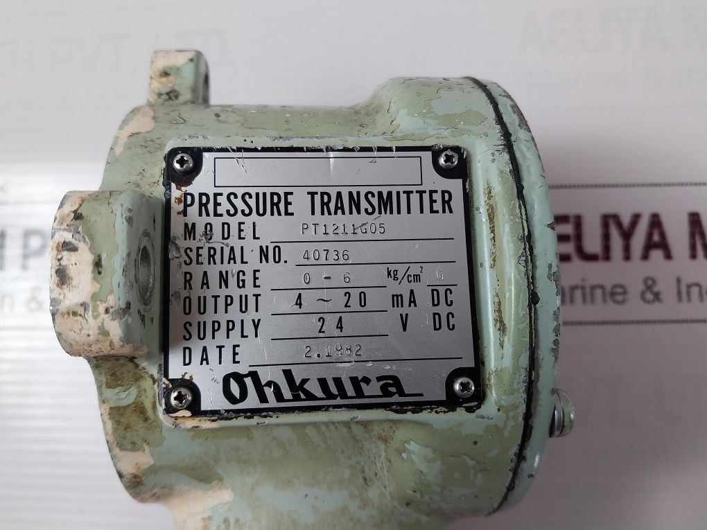 Ohkura Pt1211G05 Pressure Transmitter