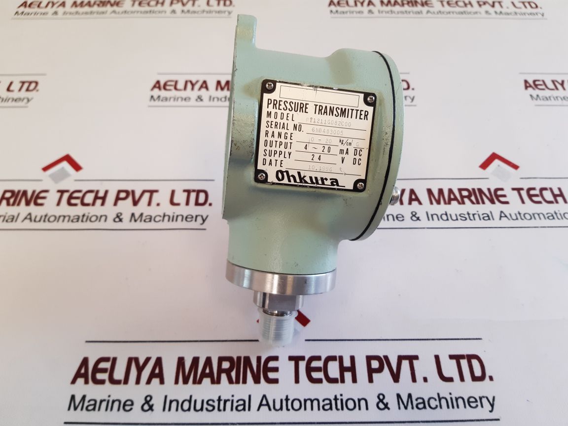 Ohkura Pt1211G082C00 Pressure Transmitter 0-20 Kg/Cm2 G