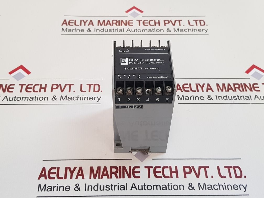 Ohm Solitect Tpu-9000 Thermistor Protection Relay