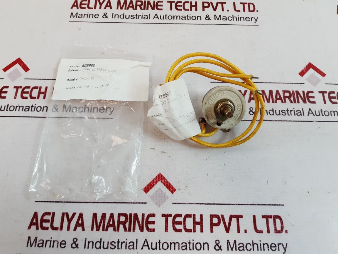 Ohmite 609982 Speed Control Knob