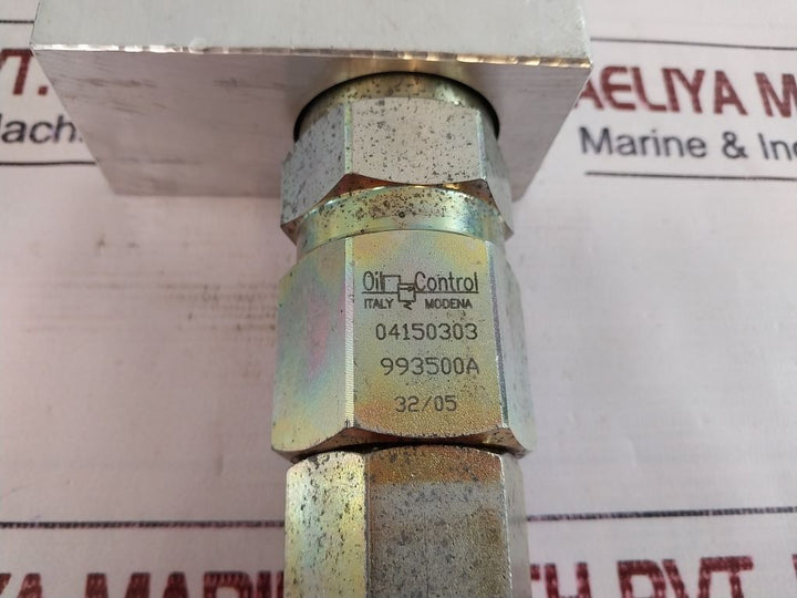 Oil Control 05416203053500A Check Valve