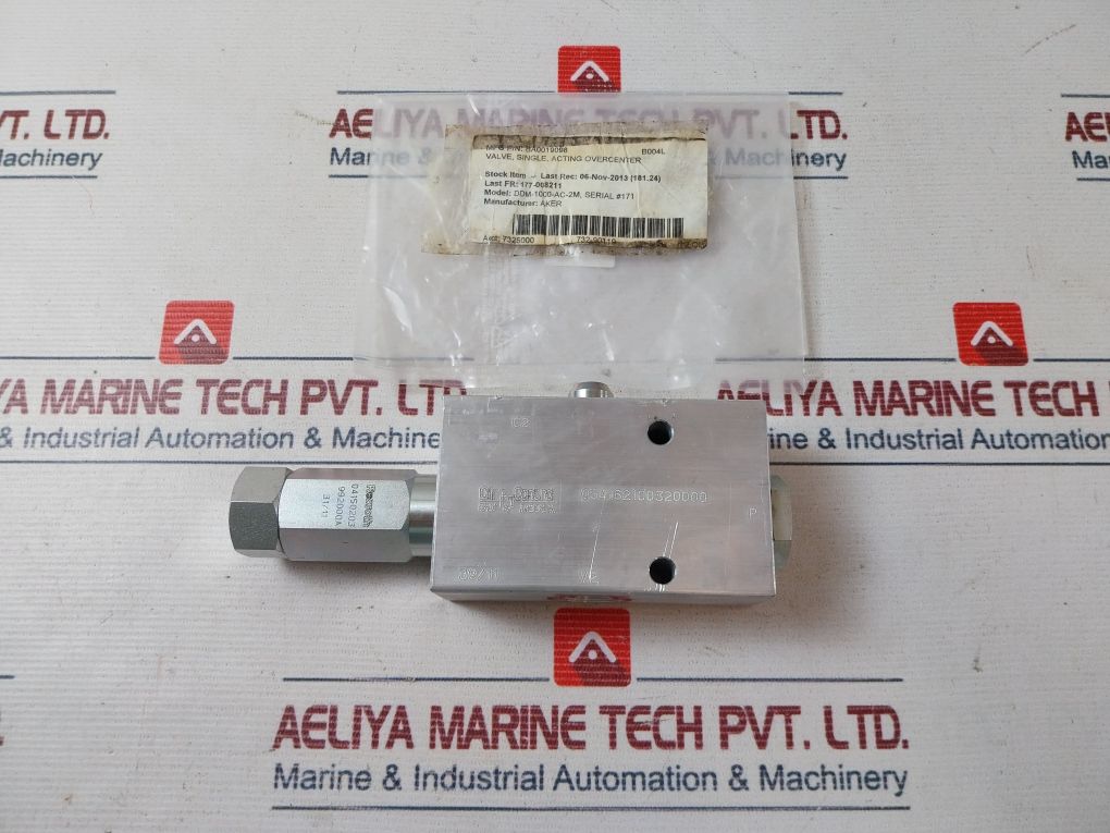 Oil Control 054162100320000 Pilot Assisted Over Centre Valve