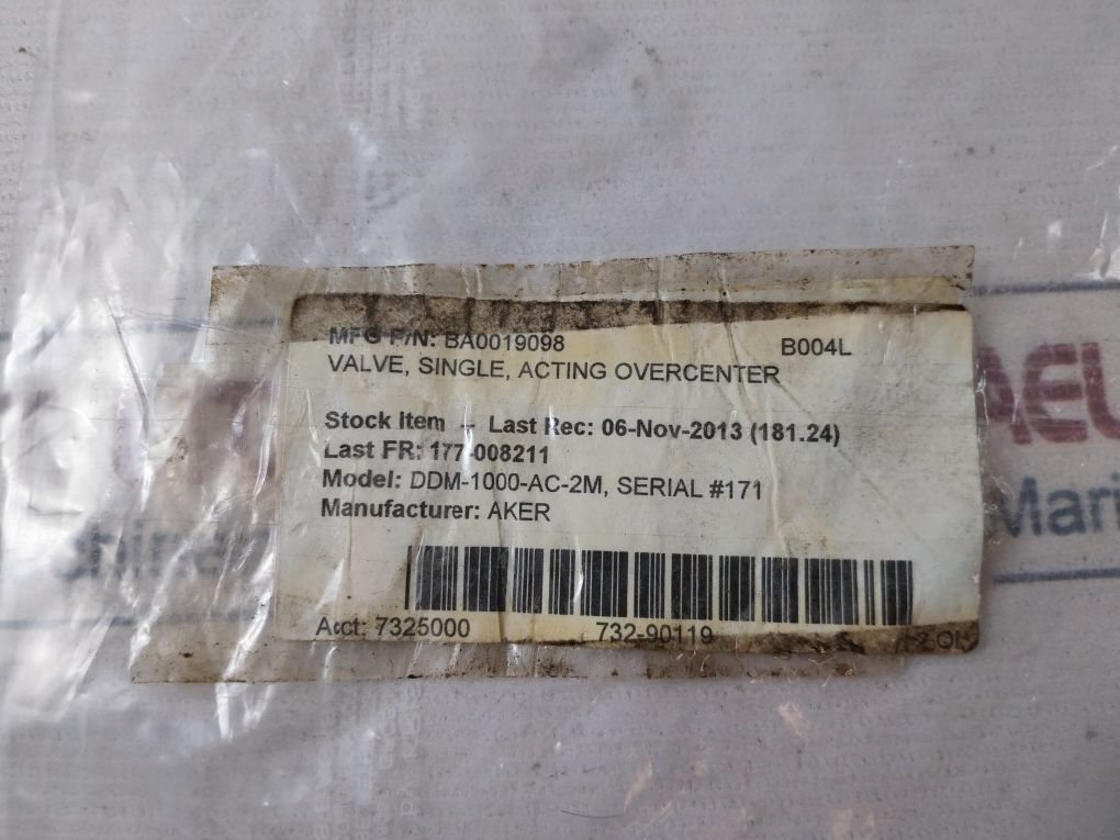 Oil Control 054162100320000 Pilot Assisted Over Centre Valve