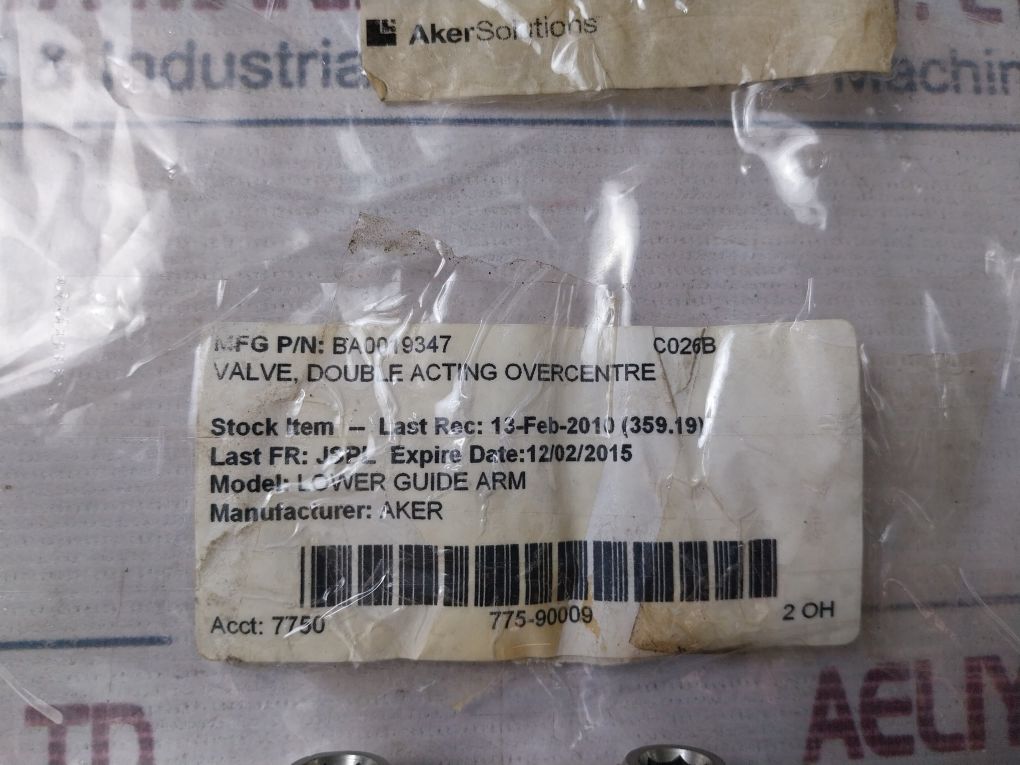 Oil Control 054225100235000 Double Acting Overcentre Valve