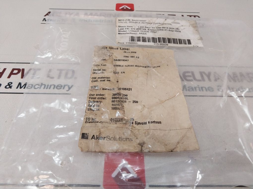 Oil Control 054225100235000 Double Acting Overcentre Valve Ba0019347