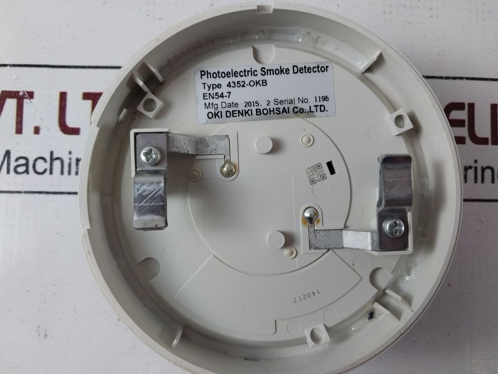 Oki 4352-okb Photoelectric Smoke Detector With Base
