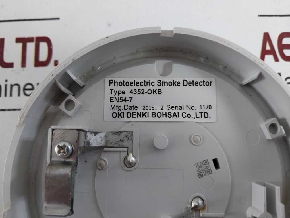 Oki Denki Bohsai 4352-okb Photoelectric Smoke Detector
