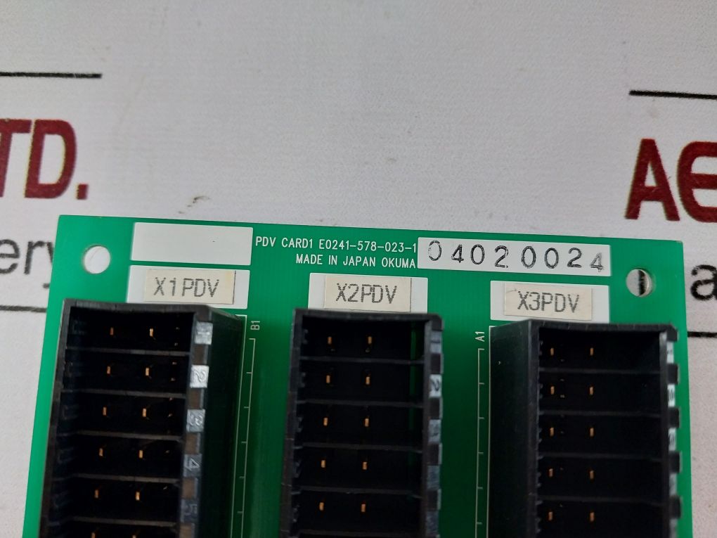 Okuma E0241-578-023-1 Pdv Card