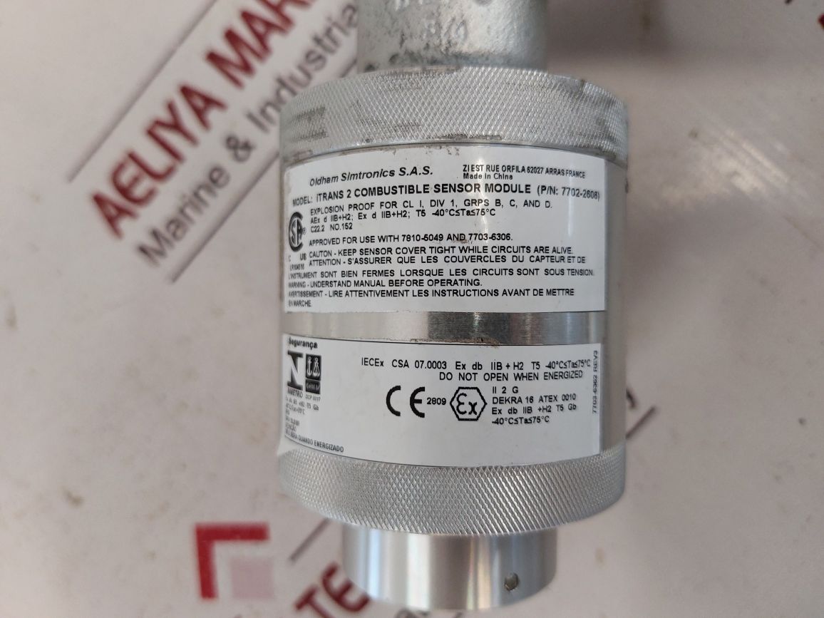 Oldham Itrans-2 Gas Monitor 78105051 With 7702-2606