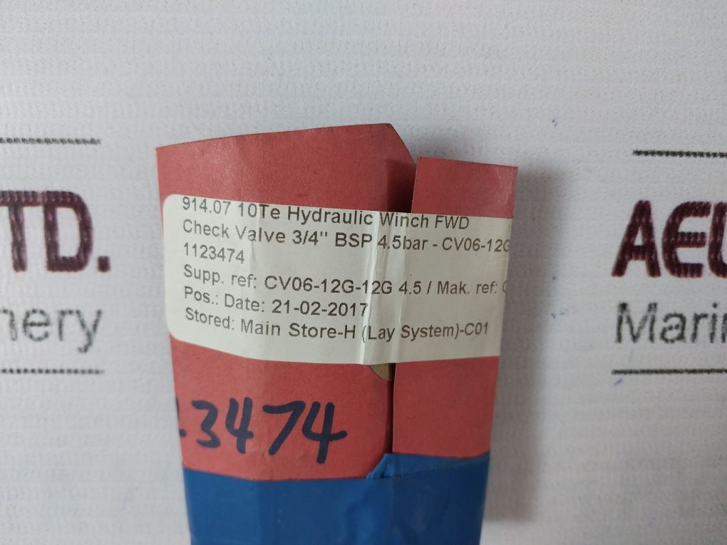 Oleoweb Vur340Sp4.5 Hydraulic Check Valves Series Vur