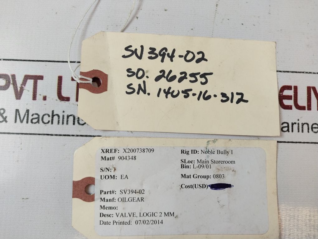 Olmsted Products Sv394-02 Logic 2 Mm Valve Set